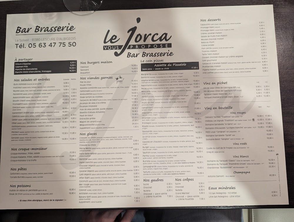 Le Jorca - Menu Image 2