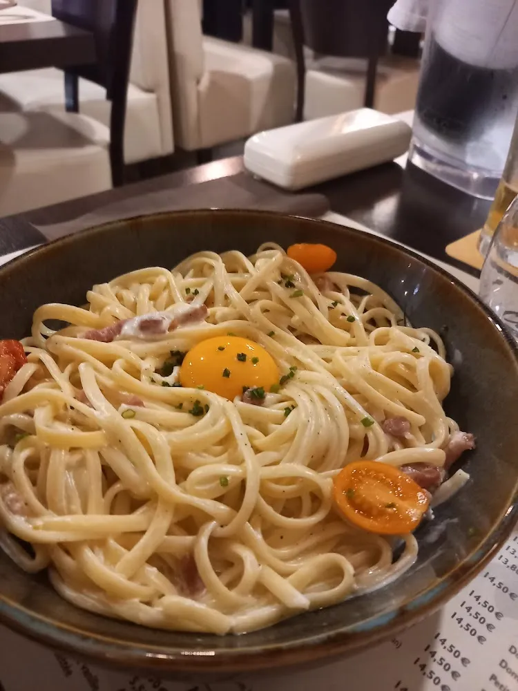 Tagliatelles Carbonara